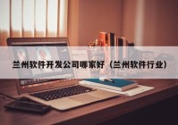 蘭州軟件開發(fā)公司哪家好（蘭州軟件行業(yè)）